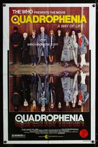 h640 QUADROPHENIA style B one-sheet movie poster '79 The Who, English rock!