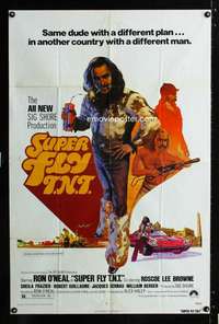 h723 SUPER FLY TNT one-sheet movie poster '73 Ron O'Neal, great Craig art!