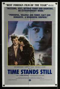 h753 TIME STANDS STILL one-sheet movie poster '82 Peter Gothar, Hungarian
