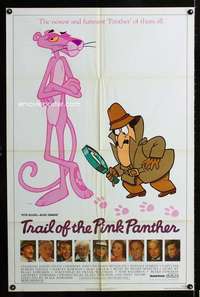 h765 TRAIL OF THE PINK PANTHER one-sheet movie poster '82 Peter Sellers