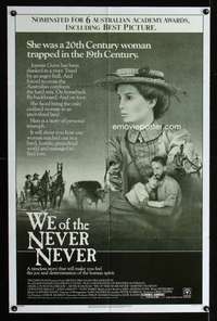 h810 WE OF THE NEVER NEVER one-sheet movie poster '83 Angela Punch McGregor