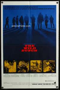 h836 WILD BUNCH one-sheet movie poster '69 Sam Peckinpah classic!