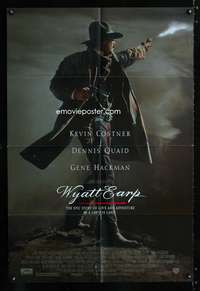 h848 WYATT EARP one-sheet movie poster '94 Kevin Costner, Quaid, Hackman