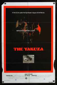 h849 YAKUZA int'l one-sheet movie poster '75 Robert Mitchum, Paul Schrader