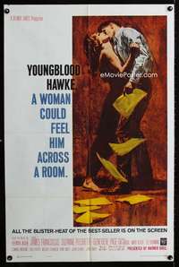 h854 YOUNGBLOOD HAWKE one-sheet movie poster '64 Franciscus, Pleshette