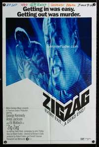 h856 ZIGZAG one-sheet movie poster '70 George Kennedy, Anne Jackson