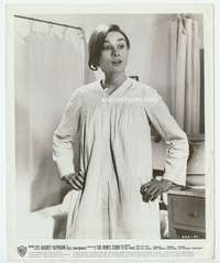 k087 NUN'S STORY 8x10 movie still '59 Audrey Hepburn in nightgown!