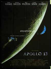 m544 APOLLO 13 French one-panel movie poster '95 Howard, cool space image!