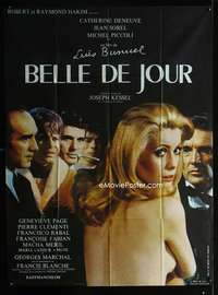 m551 BELLE DE JOUR French 1p R1970s Luis Bunuel, art of sexy Catherine Deneuve d'apres Ferracci!