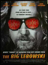 m553 BIG LEBOWSKI French one-panel movie poster '98 Jeff Bridges, Coen Bros