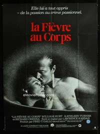 m555 BODY HEAT French one-panel movie poster '81 Hurt, Kathleen Turner