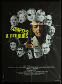 m570 COMPTES A REBOURS French one-panel movie poster '71 Ferracci art!