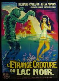 m574 CREATURE FROM THE BLACK LAGOON French 1p R62 cool Constantine Belinsky art of the monster!