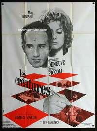 m575 CREATURES French one-panel movie poster '66 Catherine Deneuve