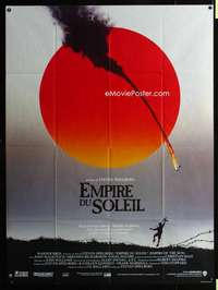 m591 EMPIRE OF THE SUN French one-panel movie poster '87 Spielberg, Malkovich