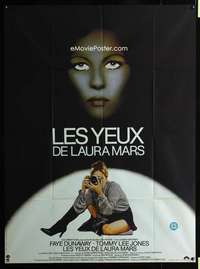 m596 EYES OF LAURA MARS French one-panel movie poster '78 Faye Dunaway
