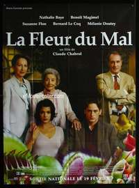 m604 FLOWER OF EVIL French one-panel movie poster '03 Claude Chabrol, Baye