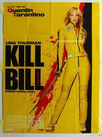 m633 KILL BILL VOL 1 French one-panel movie poster '03 Tarantino,Uma Thurman