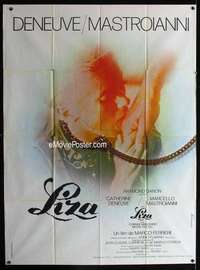 m650 LIZA French one-panel movie poster '72 sexy chained Catherine Deneuve!