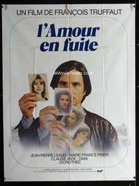 m653 LOVE ON THE RUN French one-panel movie poster '79 Francois Truffaut