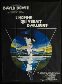 m658 MAN WHO FELL TO EARTH French one-panel movie poster '76 David Bowie