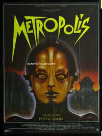 m666 METROPOLIS French one-panel movie poster R84 Fritz Lang, Phillippe art