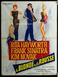m677 PAL JOEY French one-panel movie poster '57 Rita Hayworth, Grinsson art!