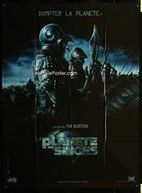 m681 PLANET OF THE APES French one-panel movie poster '01 Tim Burton