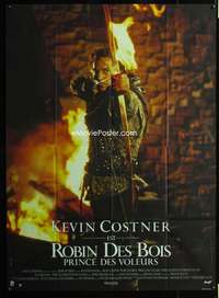 m697 ROBIN HOOD PRINCE OF THIEVES French one-panel movie poster '91 Costner