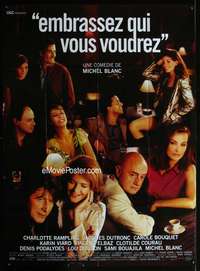 m721 SUMMER THINGS French one-panel movie poster '02 Michel Blanc, Rampling