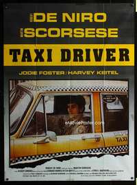m727 TAXI DRIVER French one-panel movie poster R80sRobert De Niro,Scorsese