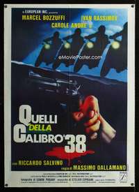 m140 COLT 38 SPECIAL SQUAD Italian one-panel movie poster '76 cool artwork!