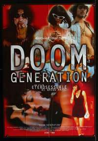m147 DOOM GENERATION Italian one-panel movie poster '95 sexy Rose McGowan!