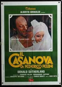 m151 FELLINI'S CASANOVA Italian one-panel movie poster '76 Federico Fellini