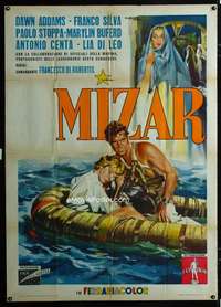 m154 FROGWOMAN Italian one-panel movie poster '59 Ciriello scuba art!