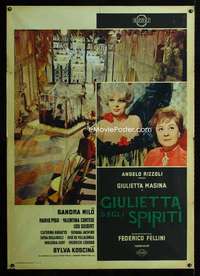 m165 JULIET OF THE SPIRITS Italian one-panel movie poster '65 Fellini