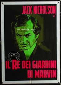 m168 KING OF MARVIN GARDENS Italian one-panel movie poster '72 Jack Nicholson