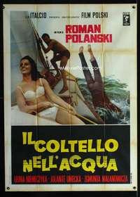 m170 KNIFE IN THE WATER Italian 1p R68 Roman Polanski's Noz w Wodzie, sexy Leona Niemeczyka!