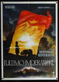 m173 LAST EMPEROR teaser Italian one-panel movie poster '87 different art!