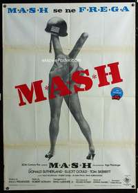 m182 MASH Italian one-panel movie poster '70 Robert Altman military classic!