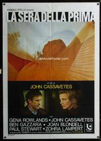 m195 OPENING NIGHT Italian one-panel movie poster '77 Cassavetes, Rowlands