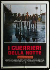 m224 WARRIORS Italian one-panel movie poster '79 Walter Hill, teen gangs!