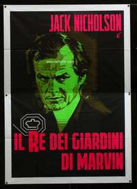 m050 KING OF MARVIN GARDENS Italian two-panel movie poster '72 Nicholson
