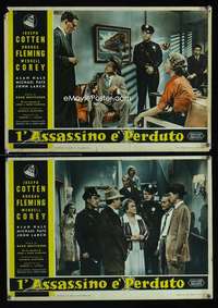 m122 KILLER IS LOOSE 2 Italian 13x19 photobustas movie poster '56Boetticher