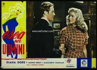 m109 MAN BAIT Italian 13x19 photobusta movie poster '56 bad Diana Dors!