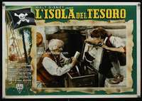 m119 TREASURE ISLAND Italian 14x19 photobusta movie poster '50 Driscoll