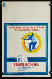 m424 RAISIN IN THE SUN window card movie poster '61 Lorraine Hansberry