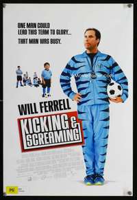 p117 KICKING & SCREAMING DS Australian mini movie poster '05 Will Ferrell