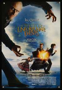 p121 LEMONY SNICKET'S A SERIES OF UNFORTUNATE EVENTS DS advance Australian mini movie poster '04
