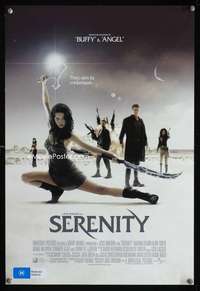 p131 SERENITY #2 DS Australian mini movie poster '05 Joss Whedon, sci-fi!